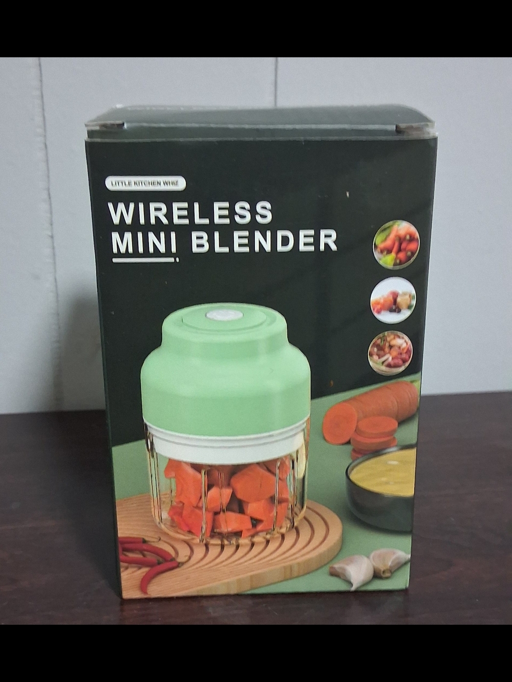 Source Unknown Wireless Mini Blender Green New.